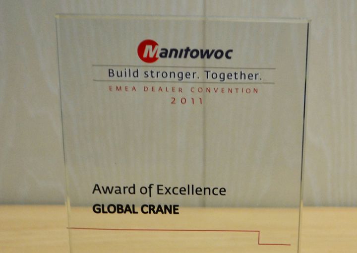 Награждение 12-ти лучших дистрибьюторов Manitowoc в EMEA регионе