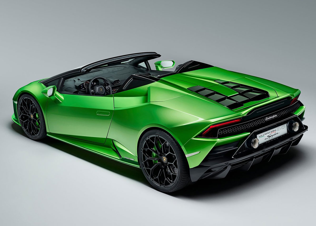 Lamborghini Huracan Evo Spyder: игры на открытом воздухе