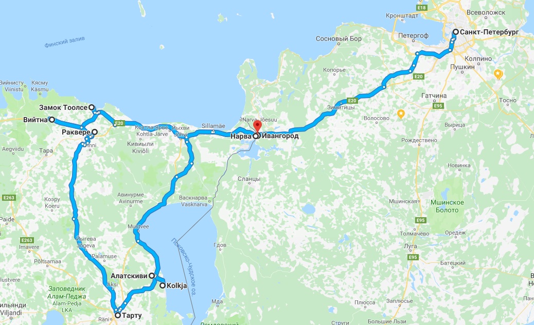 Выходные в Тарту: на автомобиле в Эстонию