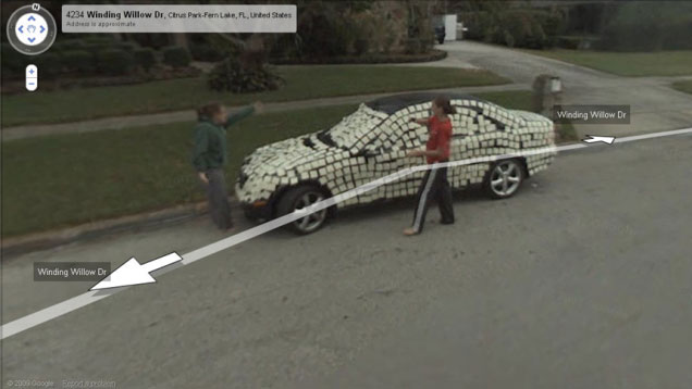 Самые необычные снимки Google Street View