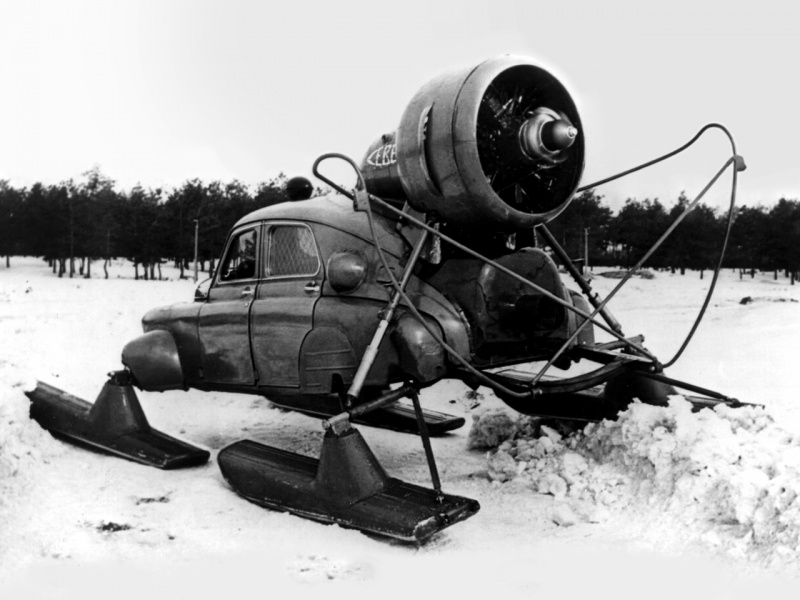 Необычные снегоходы СССР