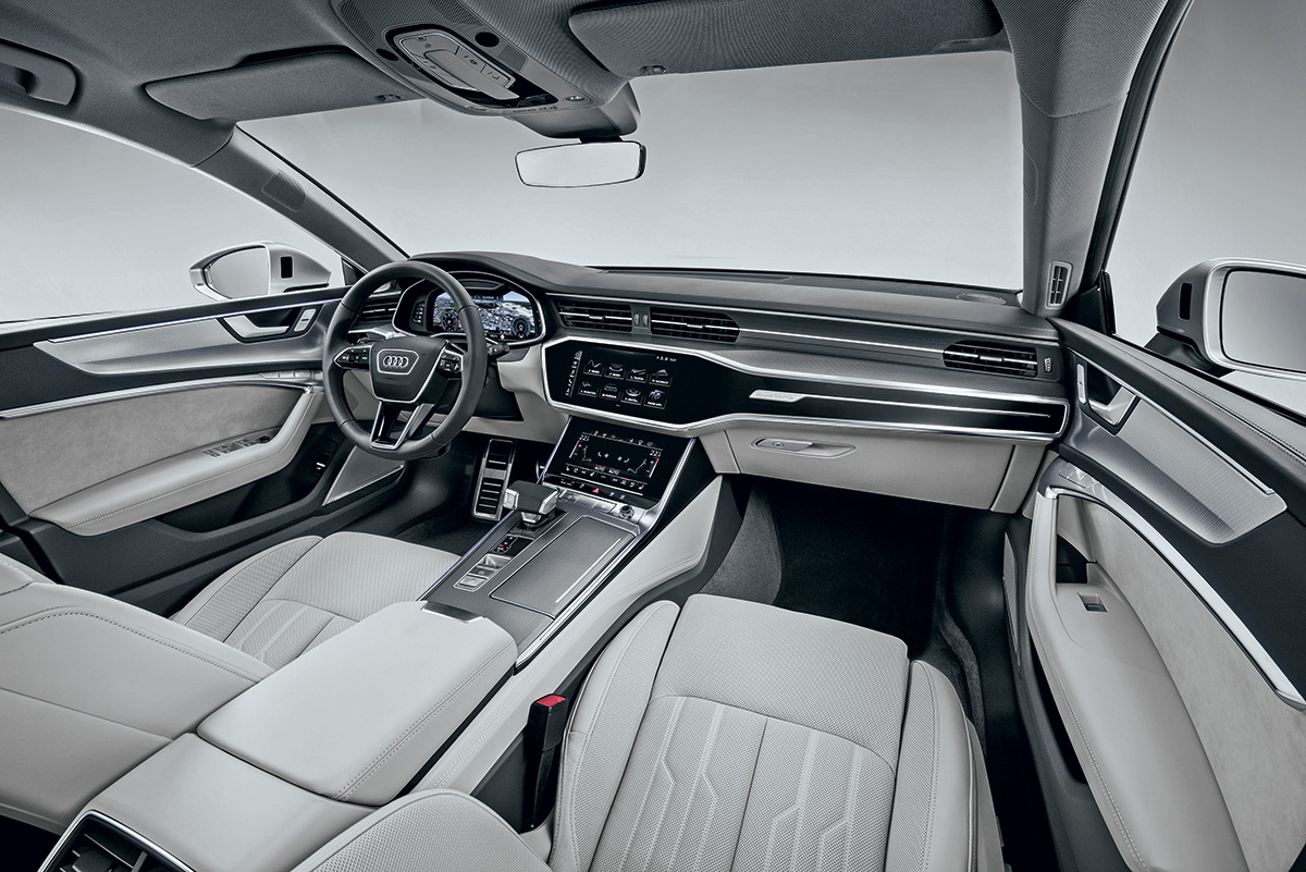Концепция интерьера новой Audi A7