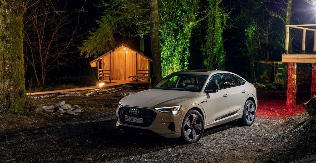 Испытал Audi e-tron Sportback на сочинских серпантинах: рассказываю, чем он меня удивил