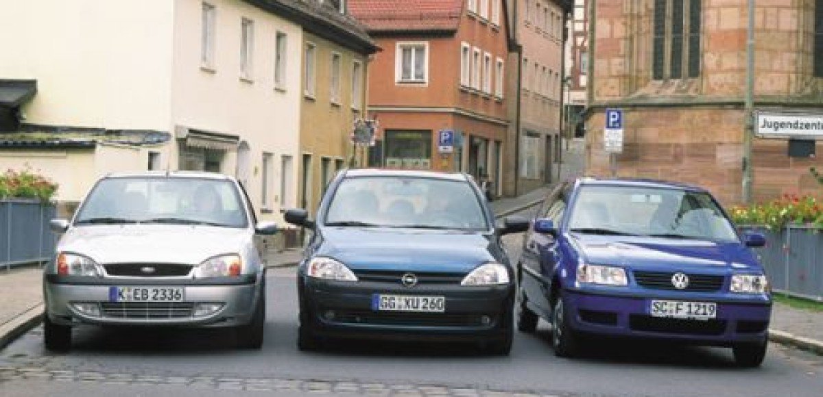 VW Polo vs Ford Fiesta vs Opel Corsa. Городской разговор