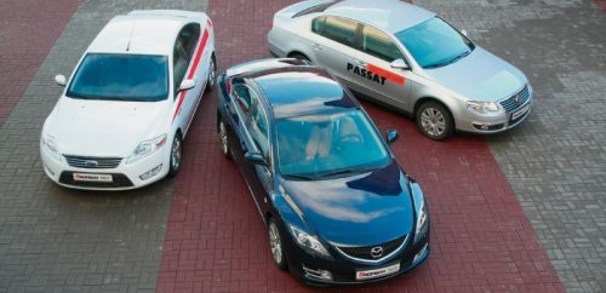 Mazda6 vs Ford Mondeo и VW Passat. Суд да дело