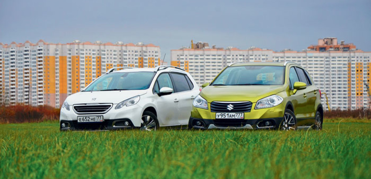 Peugeot 2008 и Suzuki SX4. Горожане