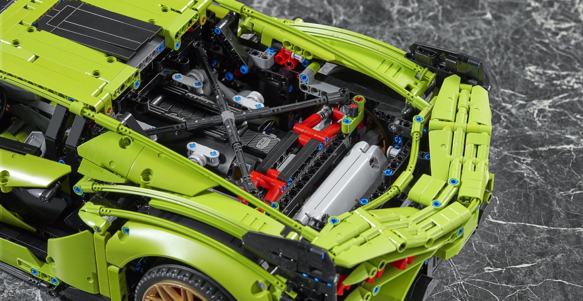 Как выглядит самый быстрый Lamborghini, собранный из Lego