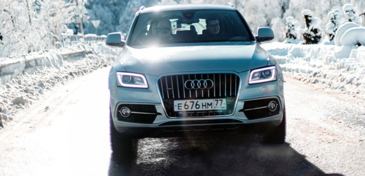 Кристально чистые Audi– первые автомобили на Новом Краснополянском шоссе в Олимпийском Сочи