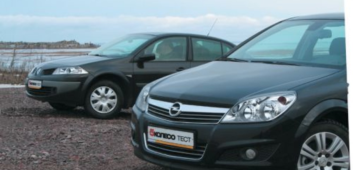 Opel Astra sedan vs Renault Megane. Интеллигенты
