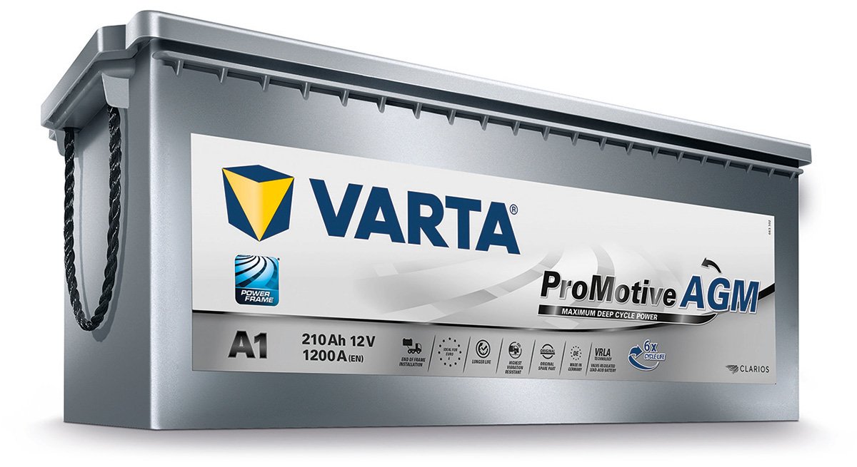 «Гелевый» аккумулятор для грузовиков: особенности АКБ Varta ProMotive AGM