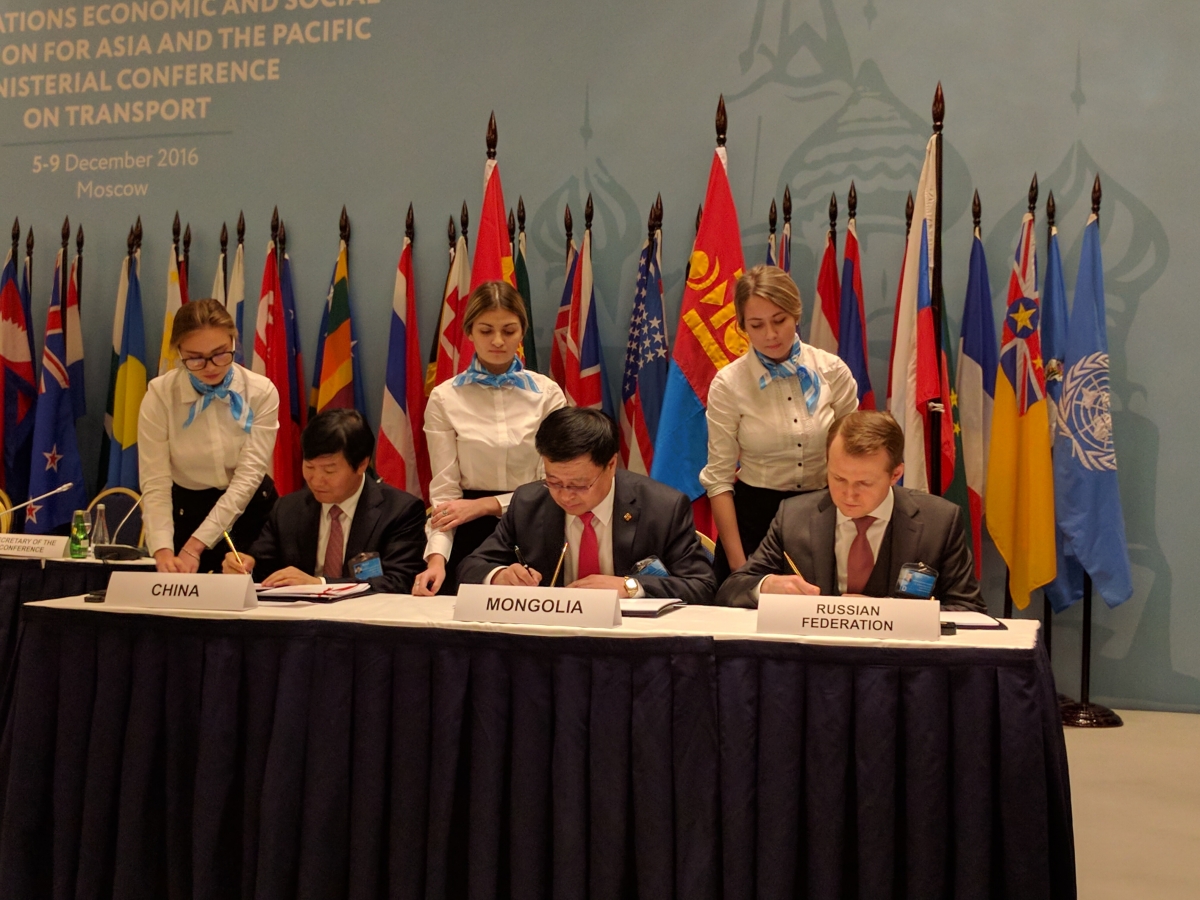 Россия, Китай и Монголия: Соглашение о регулярных грузовых автомобильных перевозках