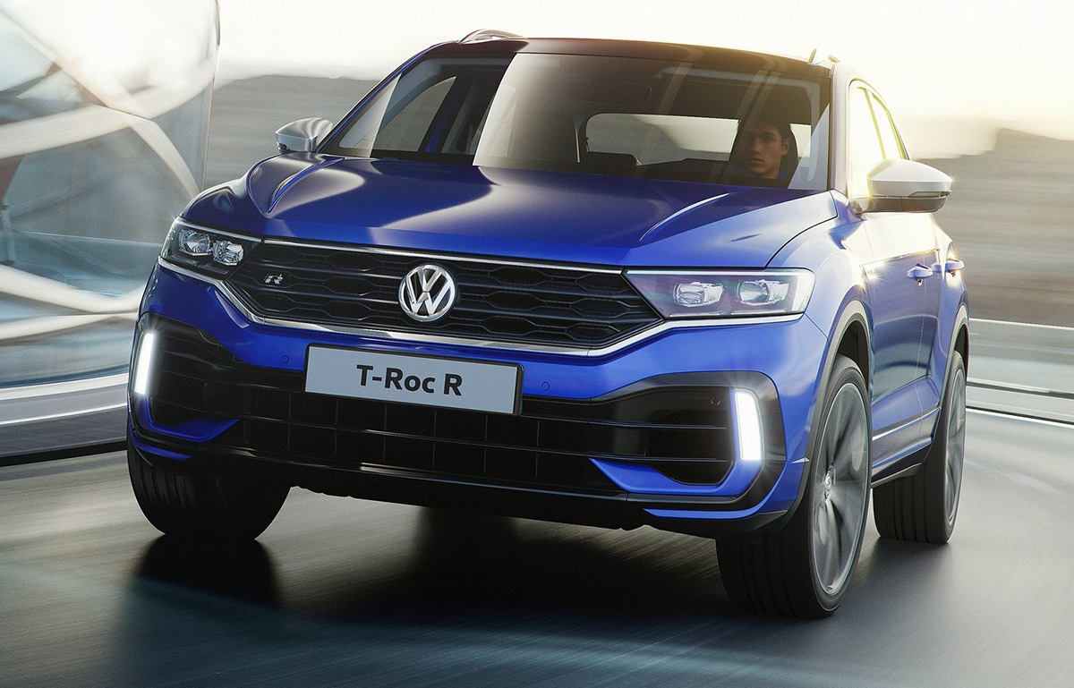 Volkswagen T-Roc R: турбочетверка от Golf R и выхлоп Akrapovic