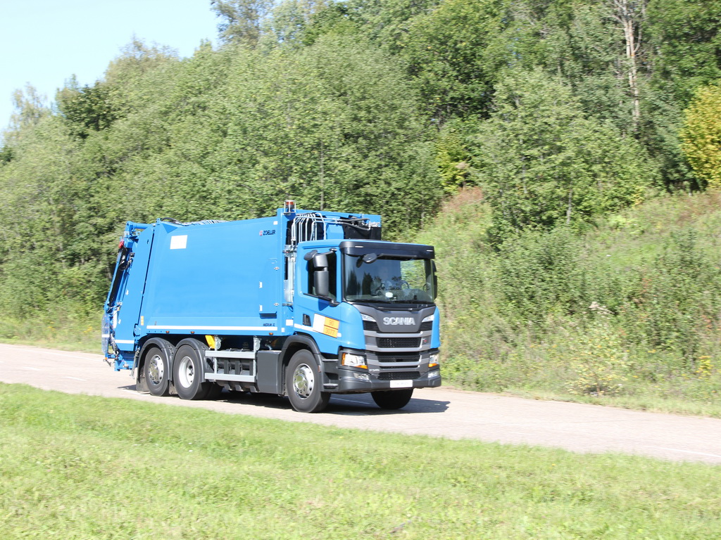 Scania представила широкий модельный ряд техники на метане