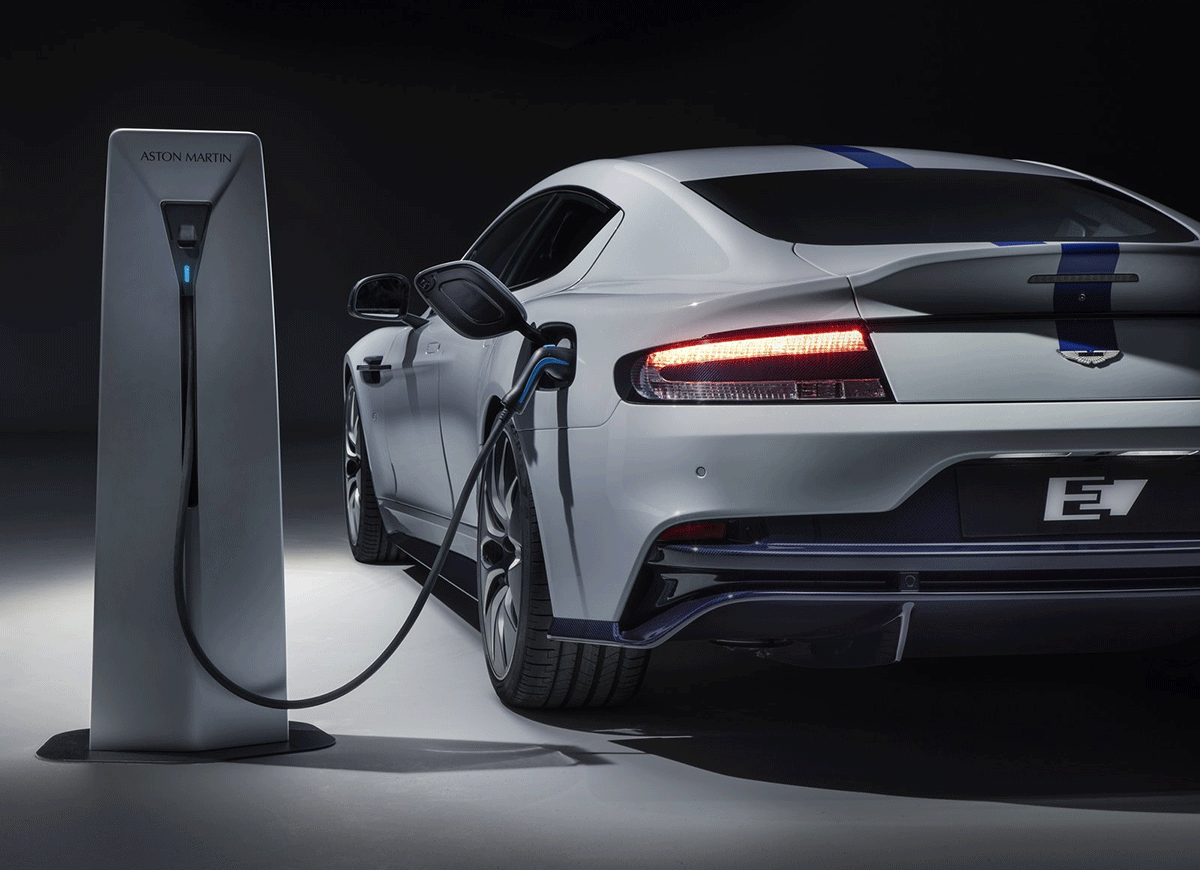 Aston Martin Rapid E: поменял бензобак на батарейки
