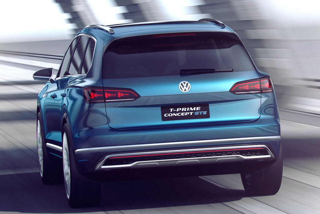 Volkswagen T-Prime GTE Concept. Большой, красивый, дорогой