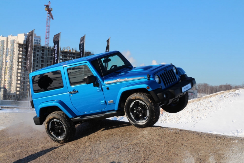 На территории Jeep в Крокус-Сити представили Wrangler Polar