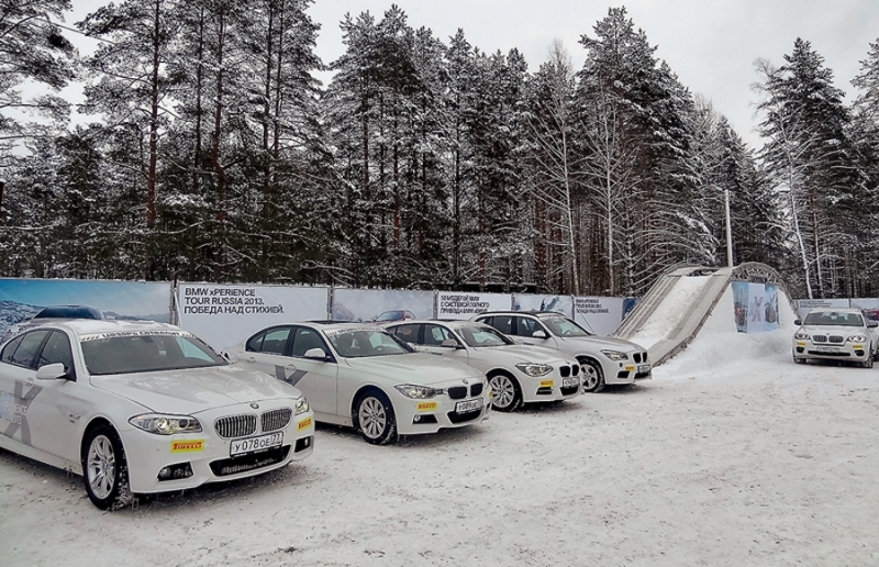 BMW xPerience Tour 2013. Снег, гололед, xDrive