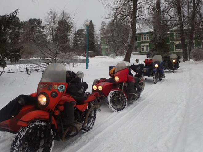 «Поход Силы»: 6000 км зимой на мотоциклах УРАЛ