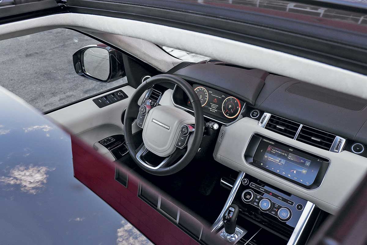 Range Rover Sport фото салона