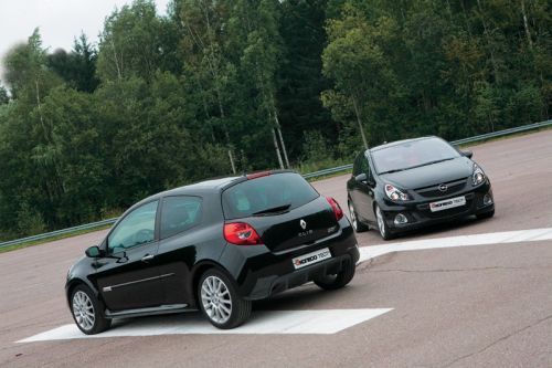 Opel Corsa OPC vs Renault Clio Sport. Чертенята