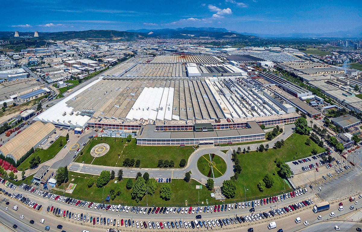 Турецкий завод Fiat в Бурсе, где собирают машины для России