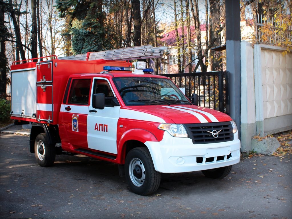 Пожарный АПП на базе УАЗ «Профи»