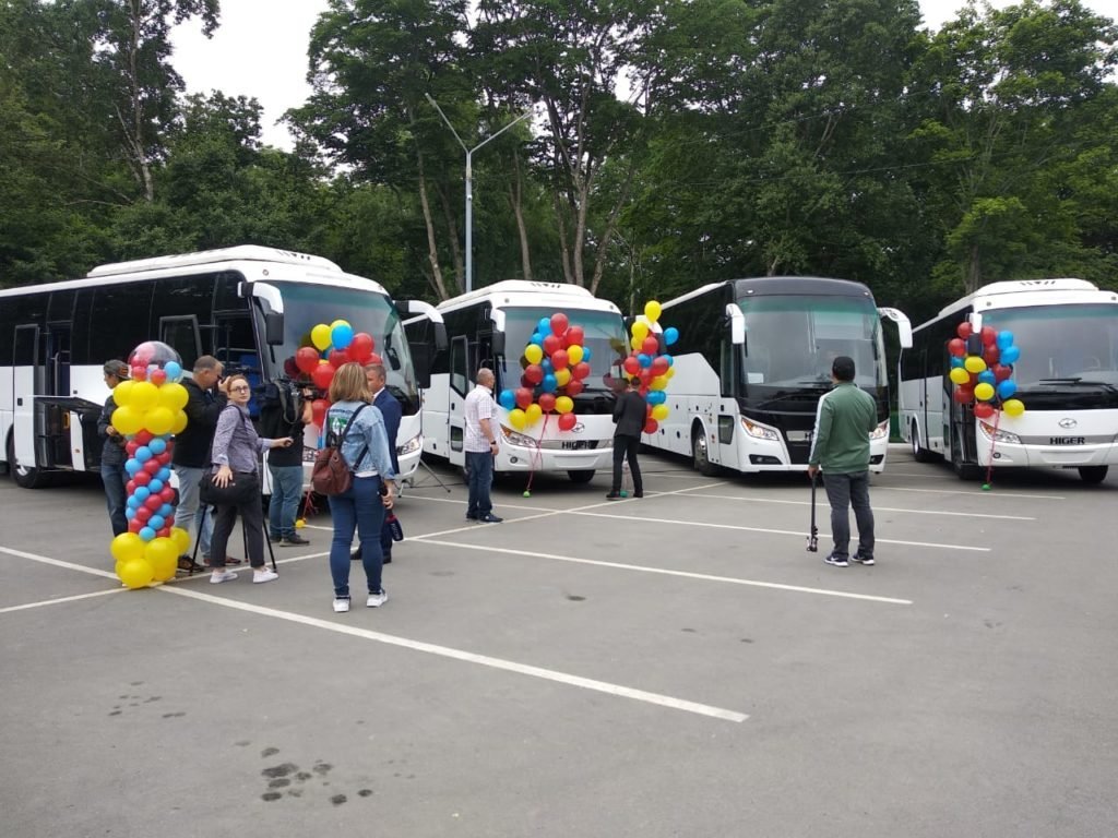 Автобусы Higer пополнили туристический автопарк Южно-Сахалинска