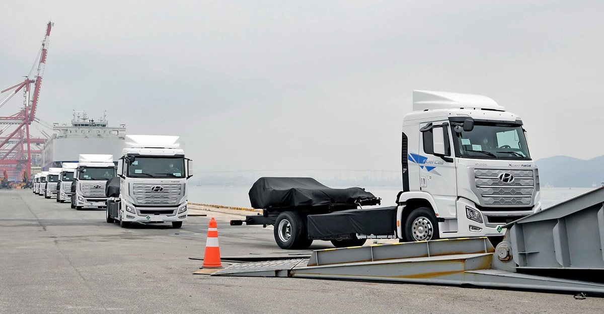 Hyundai Xcient Fuel Cell: водородный супер-тягач из Кореи