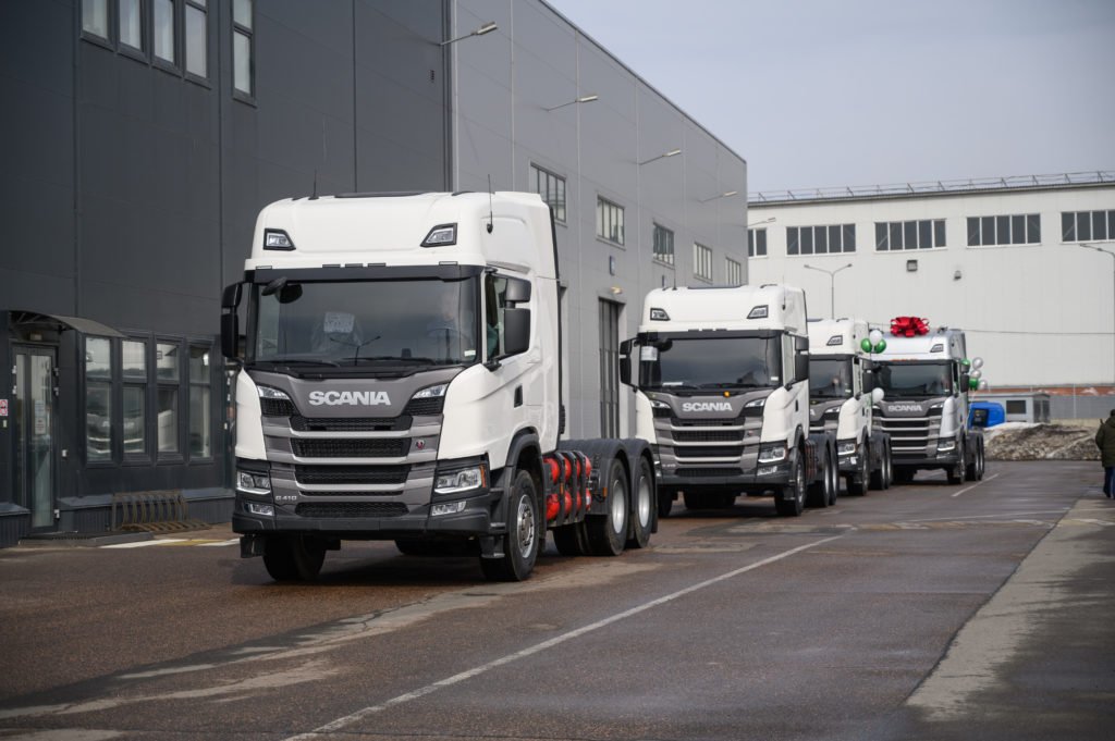 Тысячная Scania на метане отгружена российскому клиенту