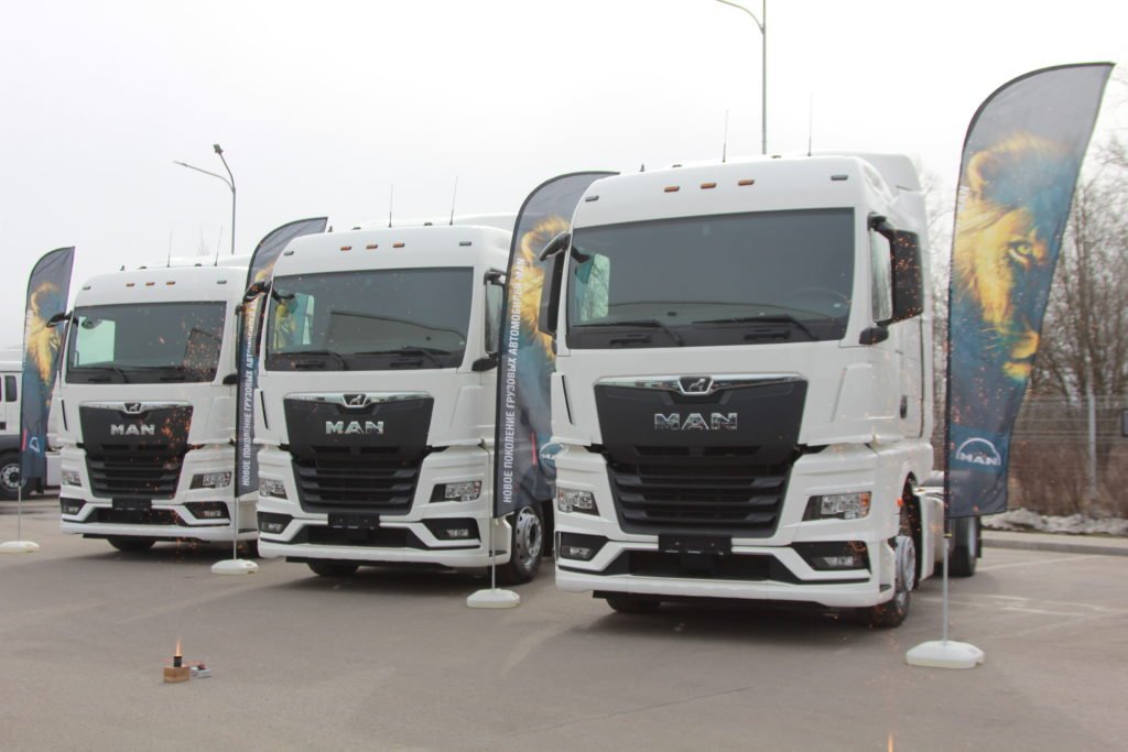 Состоялась первая поставка грузовиков MAN нового поколения в Россию