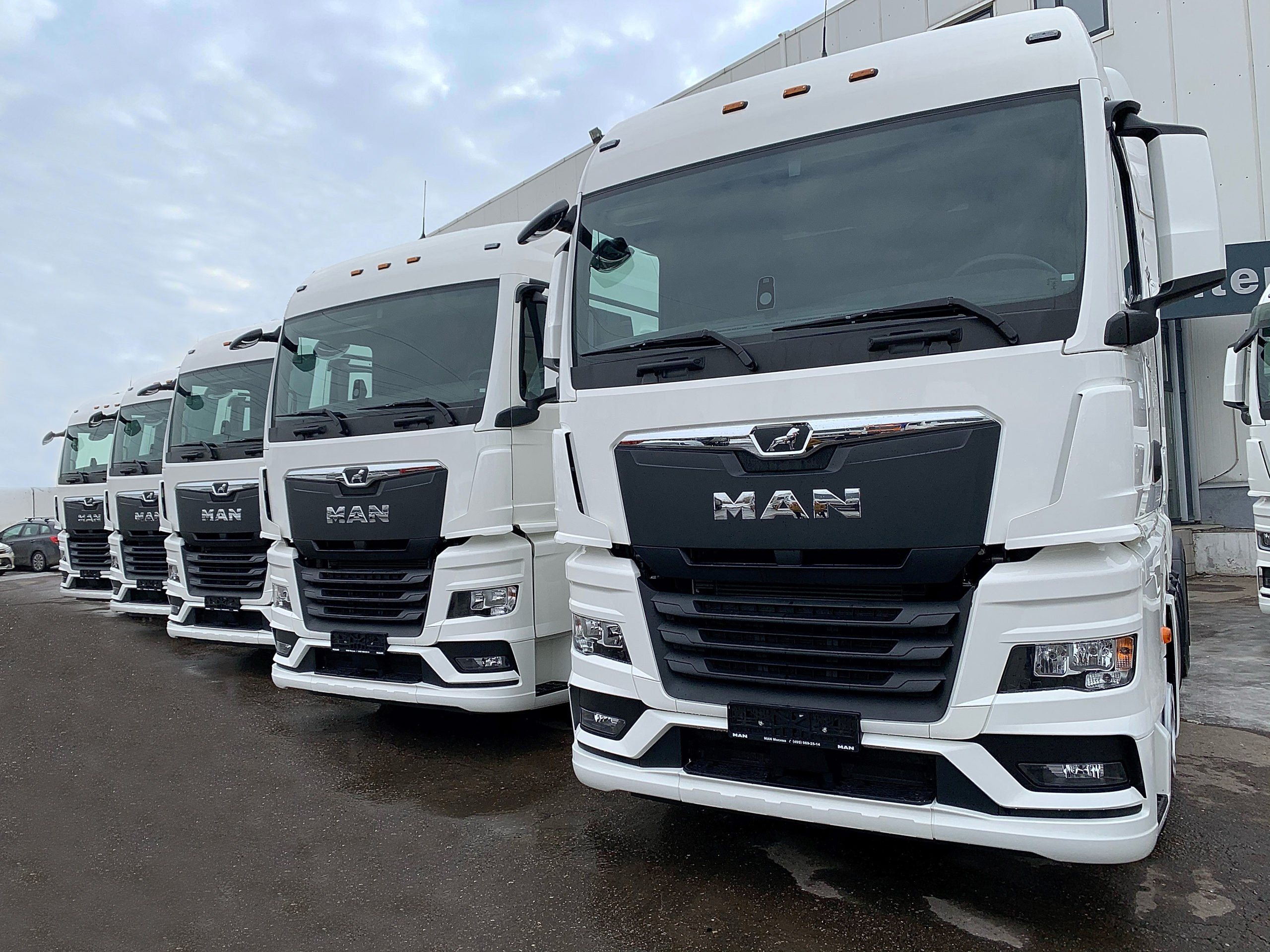 Состоялась первая поставка грузовиков MAN нового поколения в Россию