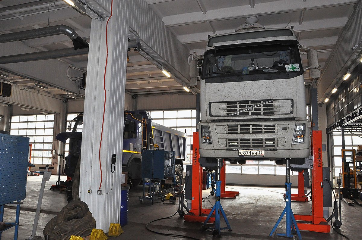 Как работает СТО, где ремонтируют и обслуживают грузовики Volvo Trucks