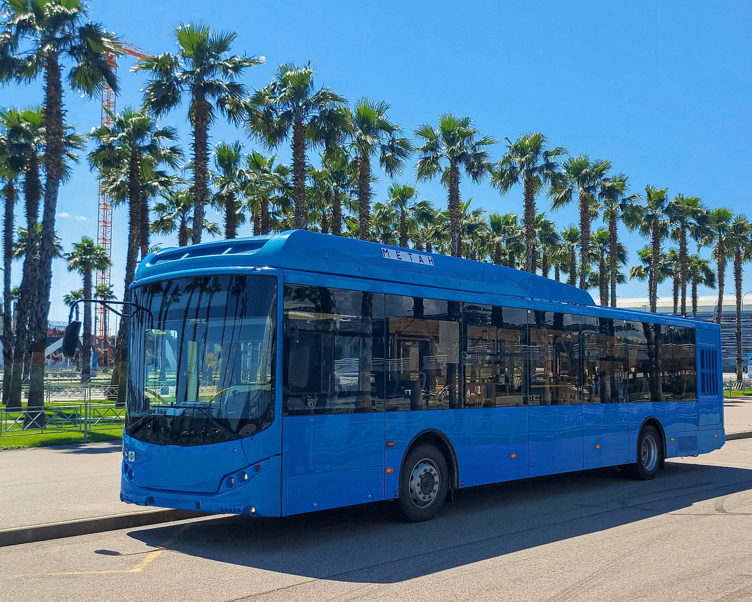 В Сочи начинается тестовая эксплуатация новых газовых автобусов Volgabus