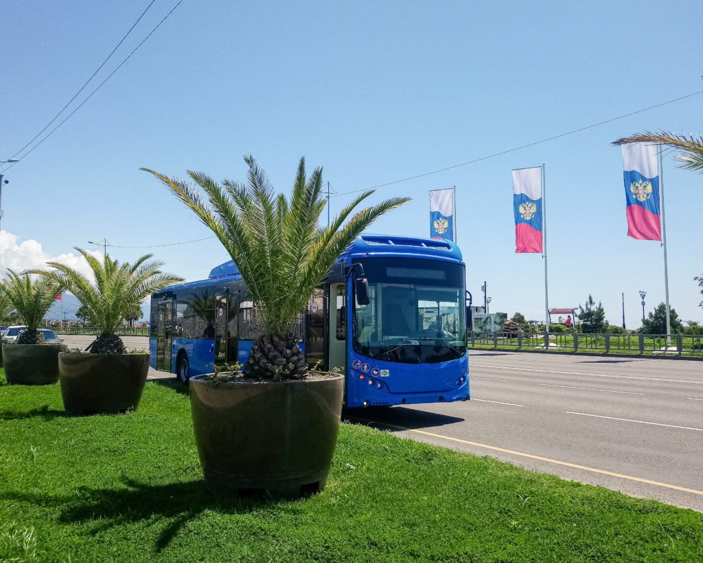 В Сочи начинается тестовая эксплуатация новых газовых автобусов Volgabus