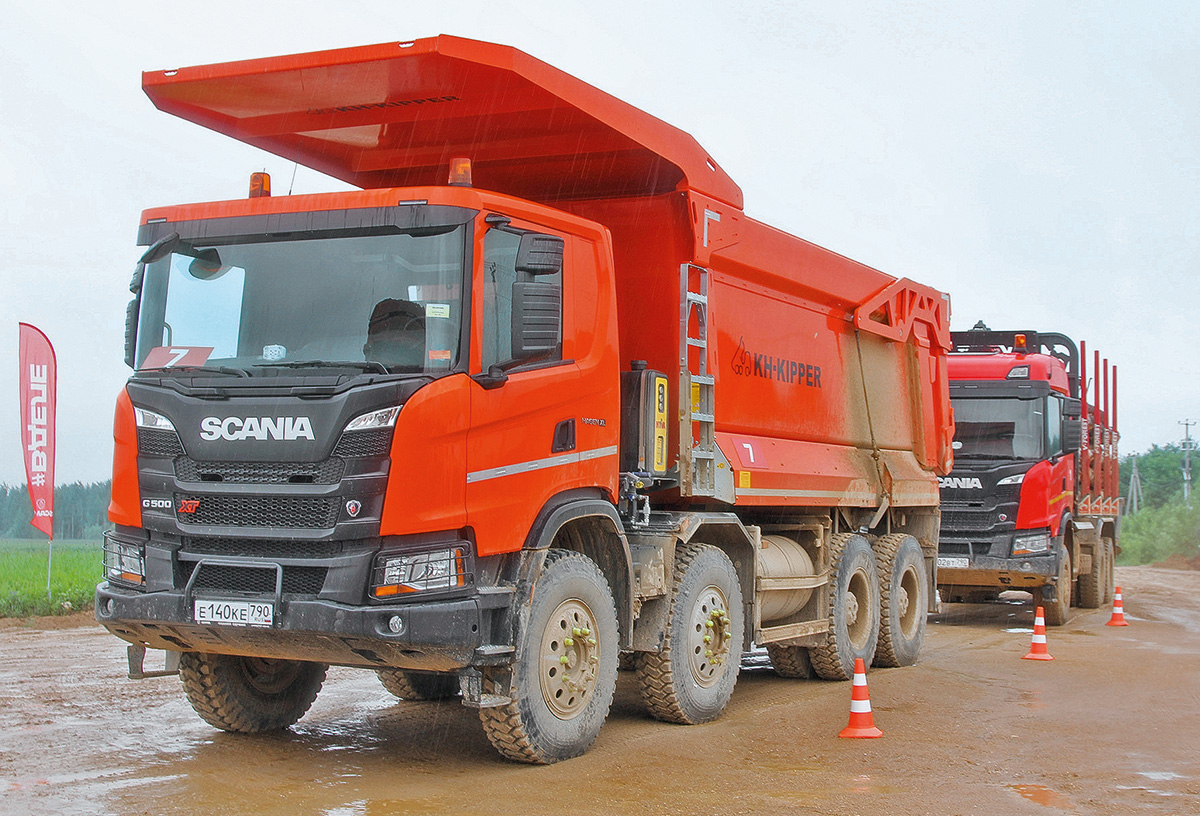 Грузовые внедорожники Scania: испытали новинки в подмосковном карьере