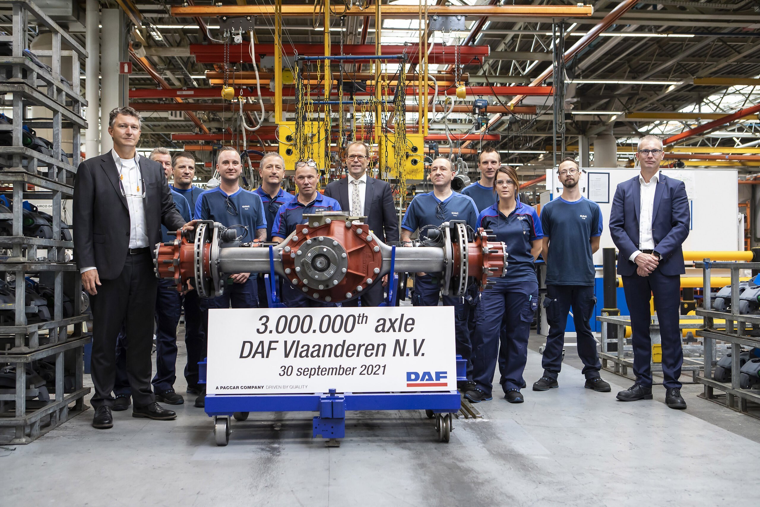 DAF Trucks Фландрия: три миллиона осей за 50 лет