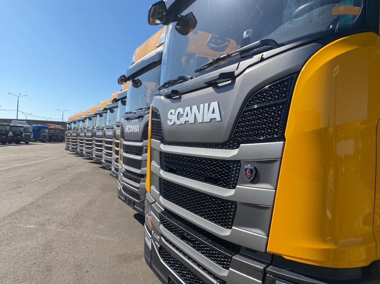 Автопарк «ТРАСКО» пополнили 110 новых грузовиков