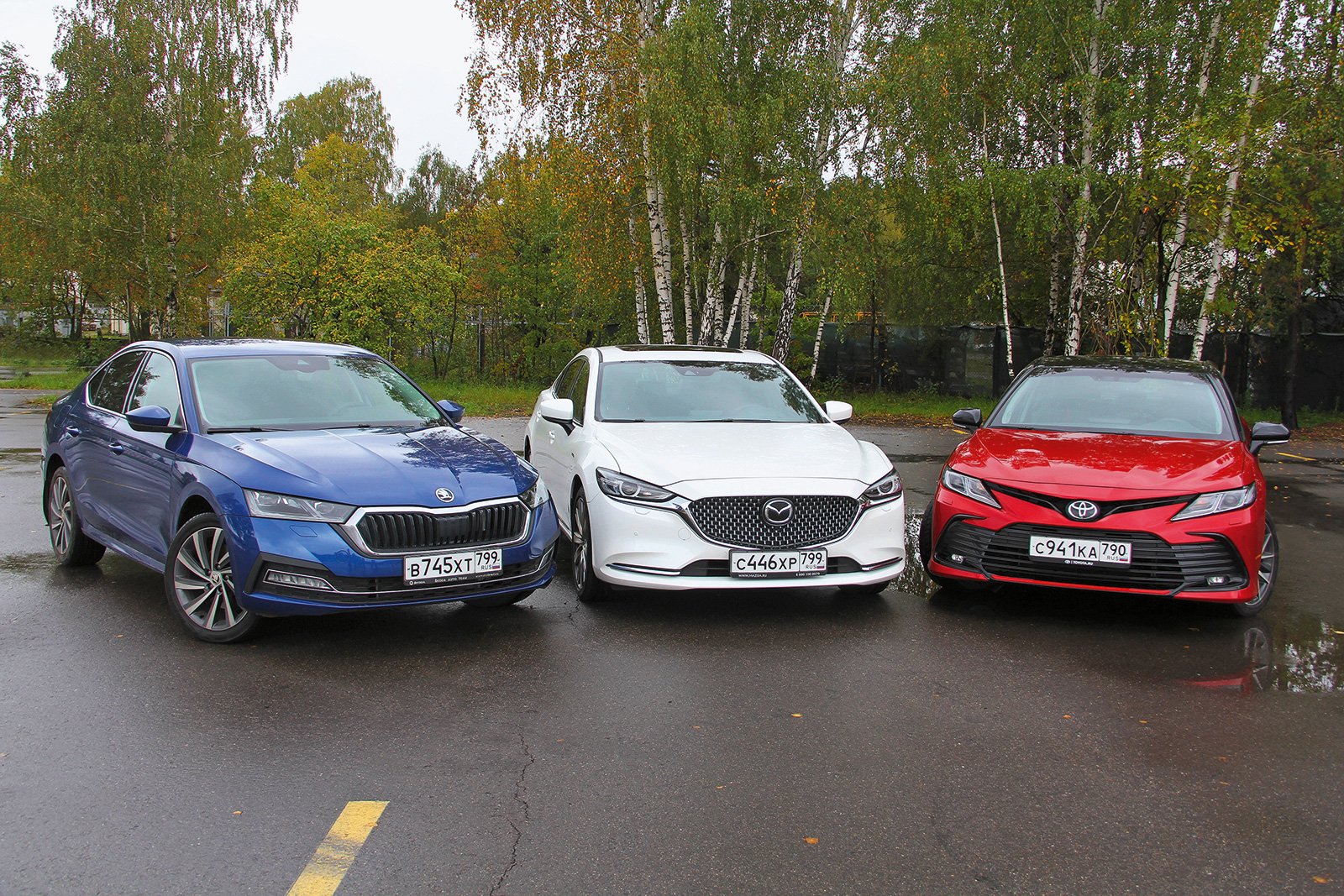 Что выбрать: Mazda 6, Skoda Octavia или Toyota Camry? Сравнили и сделали выводы
