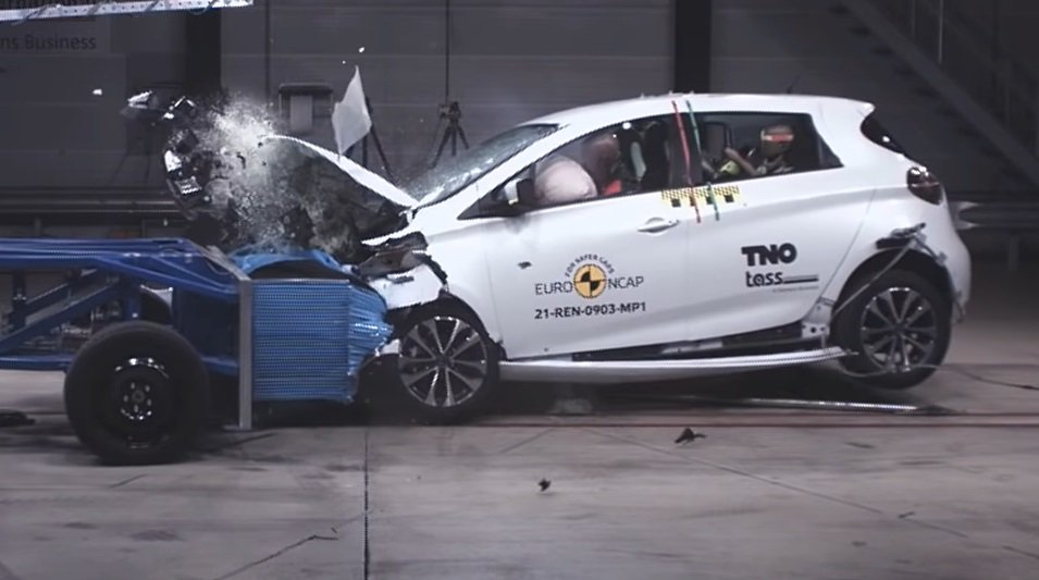 Электромобили Renault и Dacia провалили краш-тест