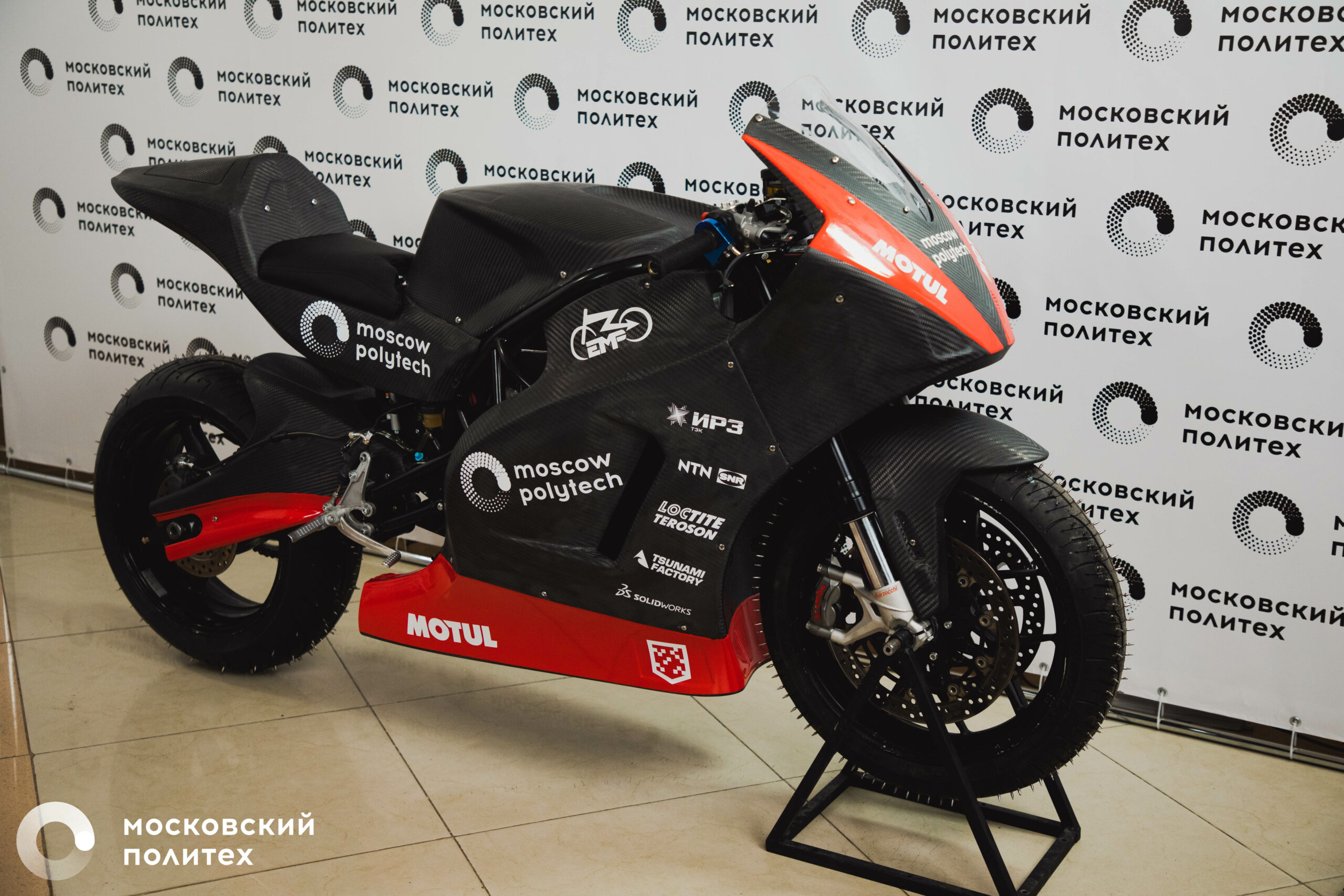 Московский Политех презентовал новый элекромотоцикл MIG R2