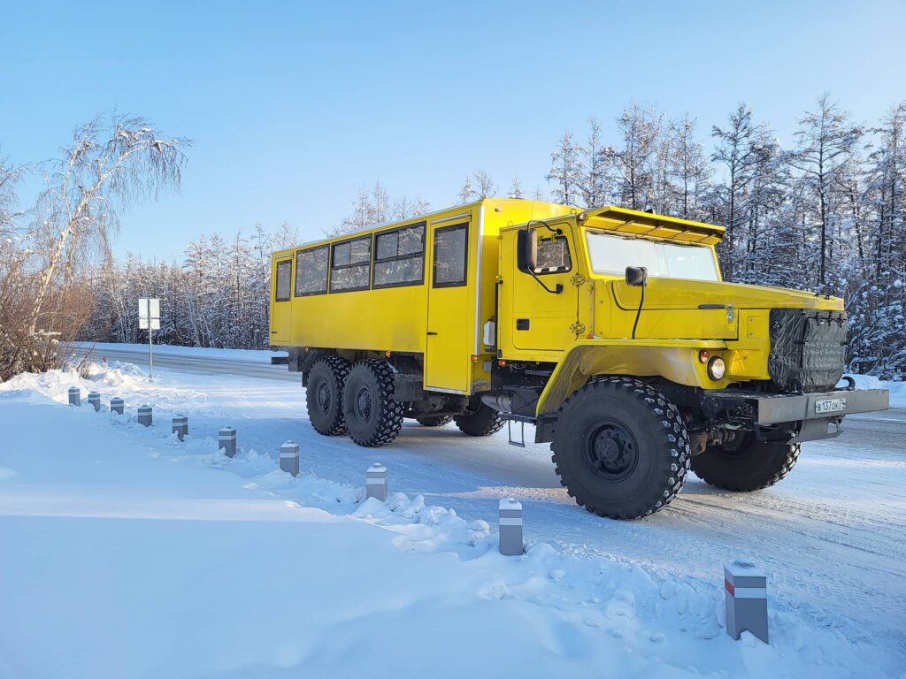 Российский «Арктический автобус» выдержал испытание холодом и бездорожьем