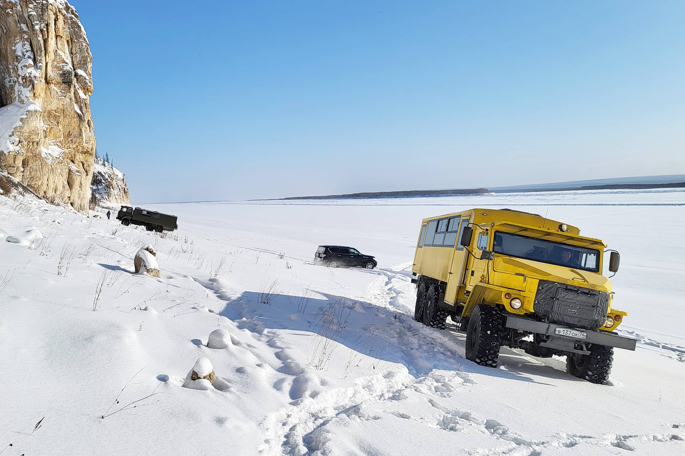 Российский «Арктический автобус» выдержал испытание холодом и бездорожьем