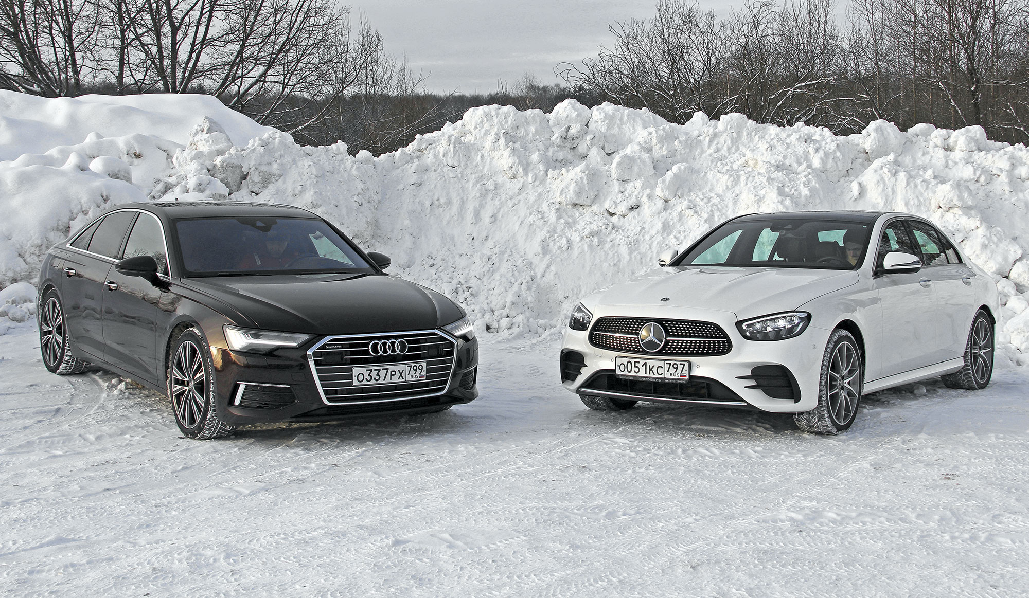 Audi A6 против Mercedes-Benz E-class: что показало сравнение двух седанов