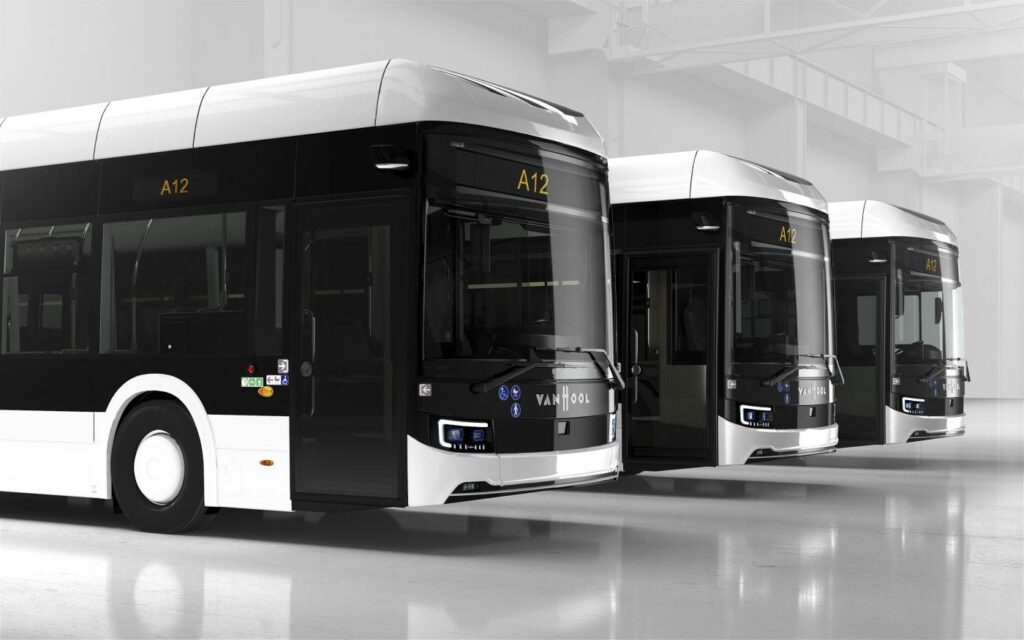 Бельгийская компания Van Hool представила новую линейку электробусов
