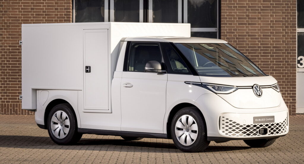 Минивэн, фургон, каблук: в Германии представлены спецверсии Volkswagen ID Buzz Cargo