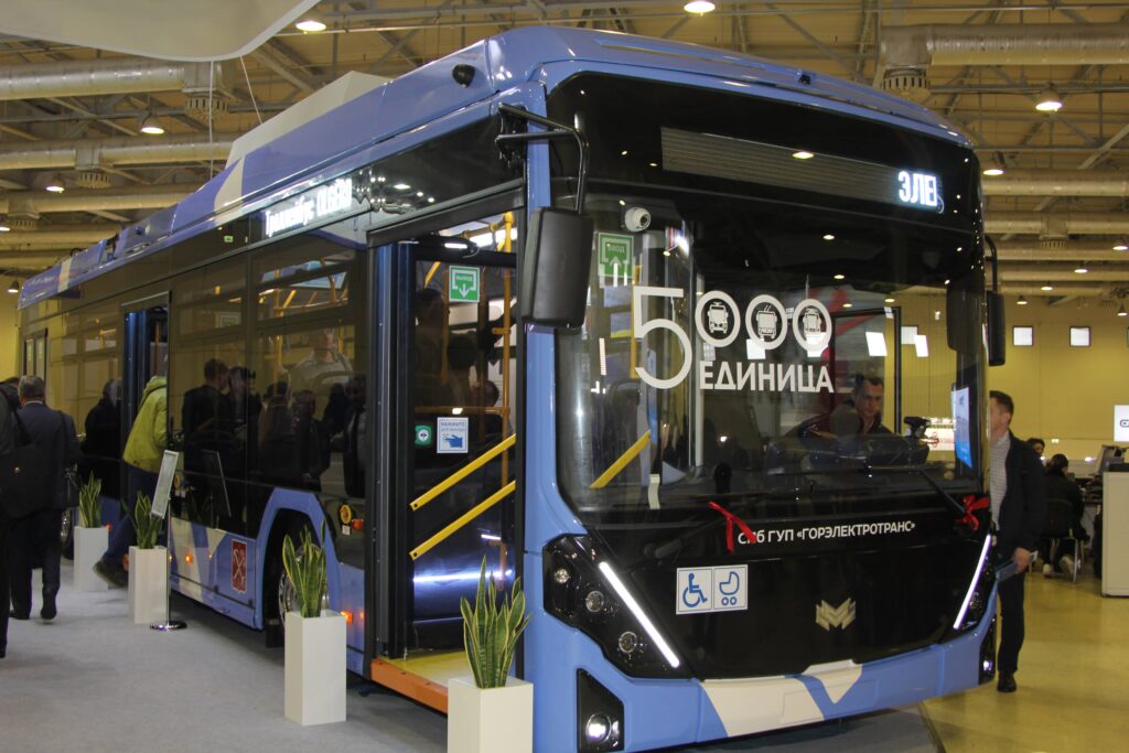 Новейший белорусский троллейбус Olgerd представили в Москве