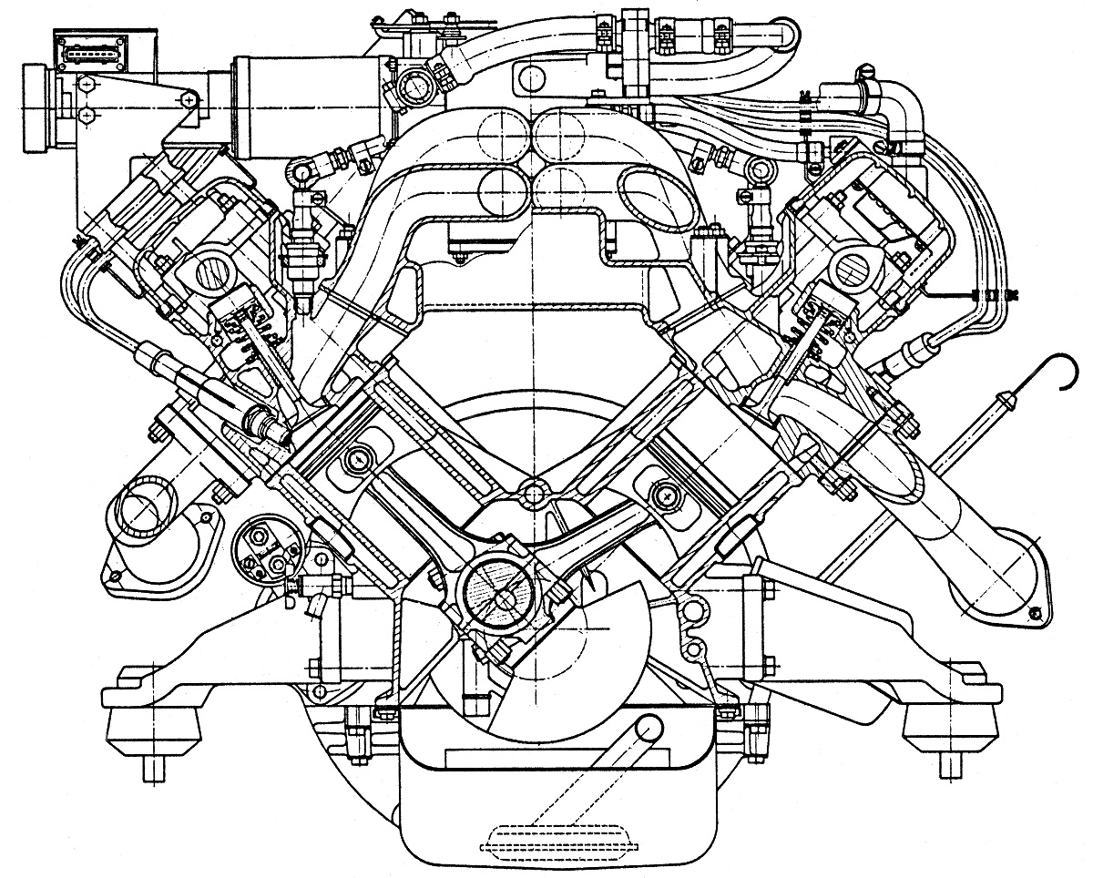 Для новой «Волги» специально разработали двигатель V8 рабочим объемом 3,4 л.