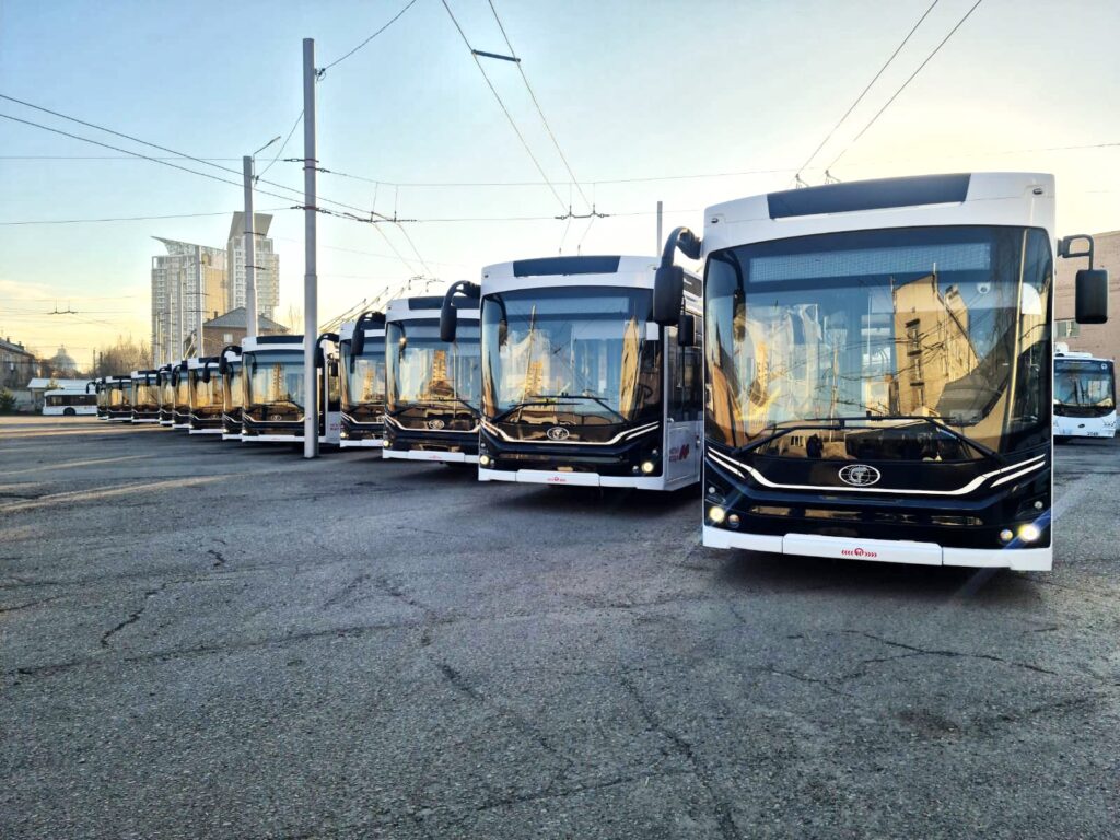 Красноярск получил крупную партию троллейбусов «Адмирал»