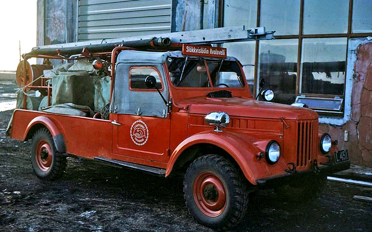 Пожарный автомобиль из Исландии.
