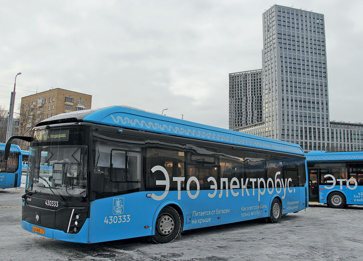 Москва получит больше тысячи электробусов за два года